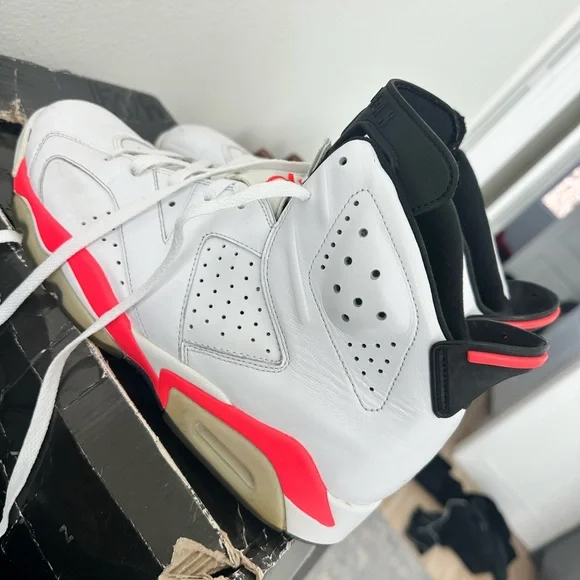 Jordan 6 Retro White Infrared 2014 sz 10.5 - Picture 11 of 11